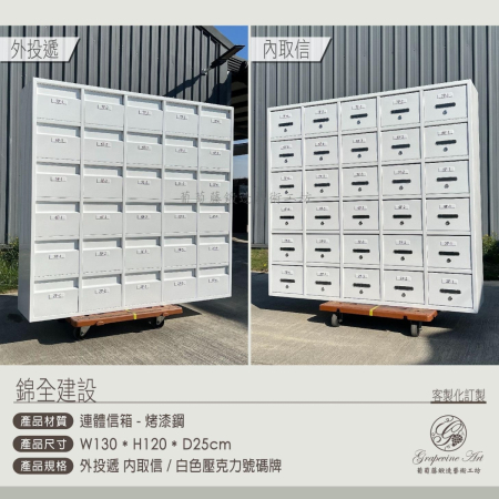 30格外投內取大樓信箱