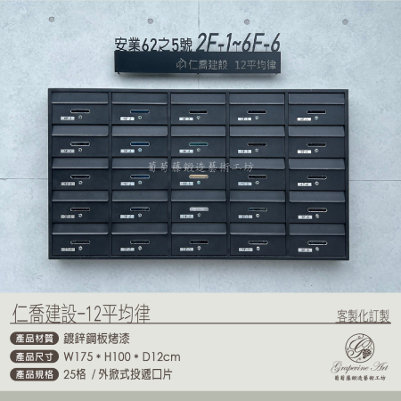 仁喬建設 25格華廈信箱
