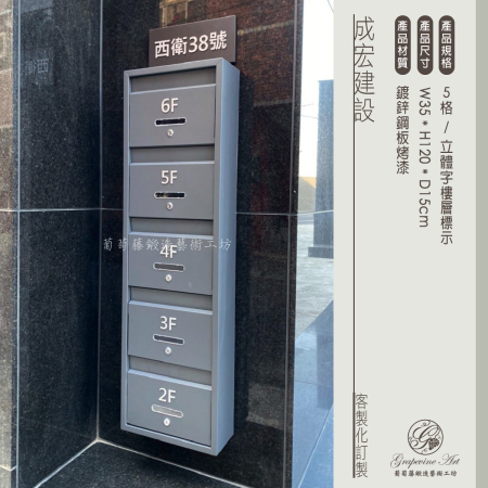 成宏建設 5格社區信箱